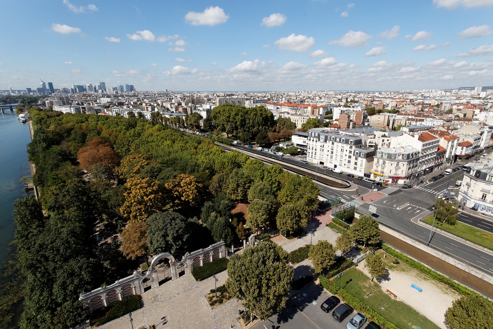 Photo aérienne dans les Hauts de Seine